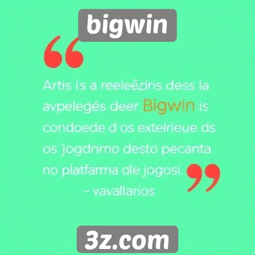 Avaliações de usuários sobre a experiência no Bigwin